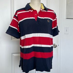 Vintage Tommy Hilfiger polo shirt red/white/blue